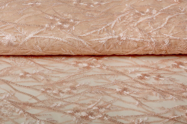 Mesh Embroidered Emma Salmon Mesh Embroidered Emma Salmon