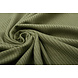 Oeko-Tex®  Baby Jersey Cotone a Nido D’ape Verde Army Chiaro
