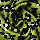 Sport Travel Colored Panterprint Lime Groen