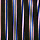 Scuba Crepe Sporty Stripe Black Blue