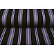 Scuba Crêpe Sportivo Righe Nero Blu Scuba Crêpe Sportivo Righe Nero Blu