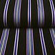 Scuba Crepe Sporty Stripe Black Blue