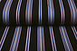 Scuba Crepe Sporty Stripe Zwart Blauw Scuba Crepe Sporty Stripe Zwart Blauw