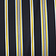 Scuba Crepe Sporty Stripe Navy Yellow