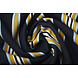 Scuba Crepé Sporty Stripe Azul Marino Amarillo Scuba Crepé Sporty Stripe Azul Marino Amarillo