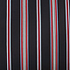 Scuba Crepe Sporty Stripe Marine Bordeaux