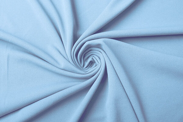 Oeko-Tex® Scuba Crêpe Jersey Bleu Clair Oeko-Tex® Scuba Crêpe Jersey Bleu Clair