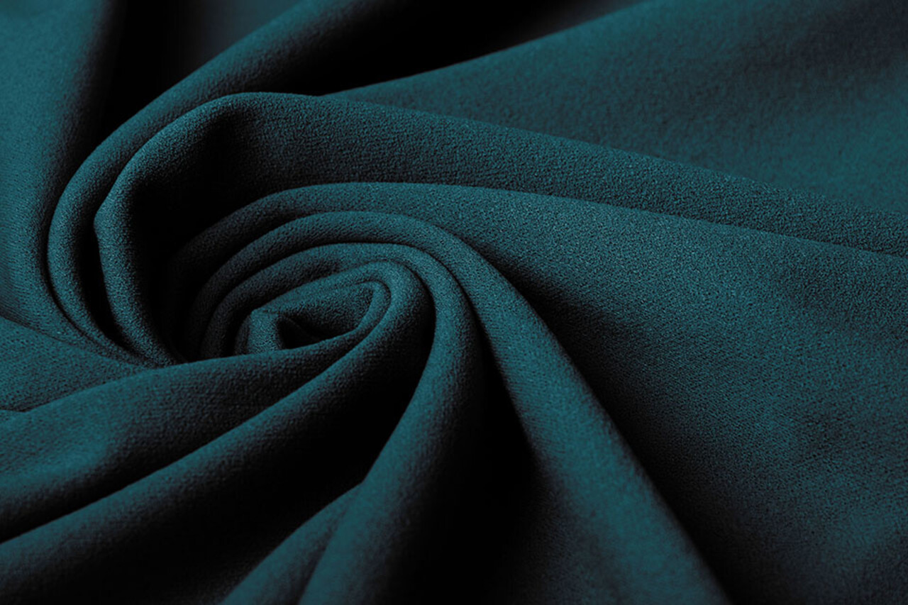 Oeko-Tex®  Scuba Crepe Jersey Petrol Oeko-Tex®  Scuba Crepe Jersey Petrol