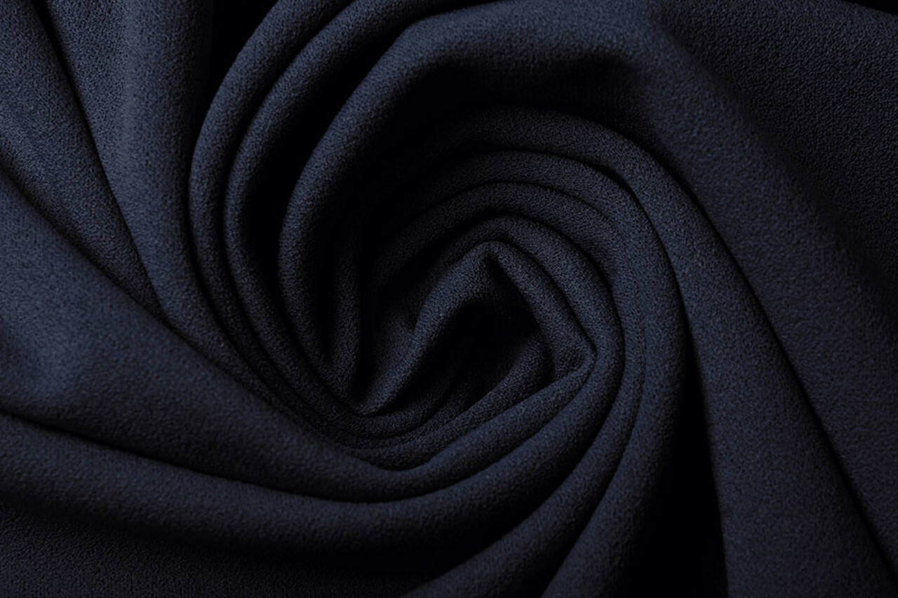 Oeko-Tex® Scuba Crepé Jersey Azul Marino Azul Oeko-Tex® Scuba Crepé Jersey Azul Marino Azul