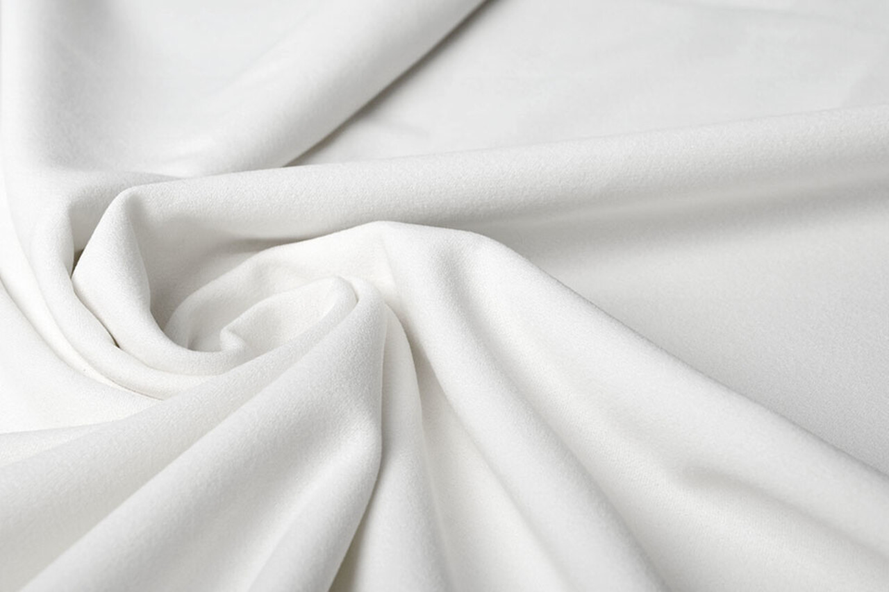 Oeko-Tex®  Scuba Crepe Jersey White Oeko-Tex®  Scuba Crepe Jersey White