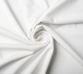Oeko-Tex® Scuba Crêpe Jersey Blanc Oeko-Tex® Scuba Crêpe Jersey Blanc