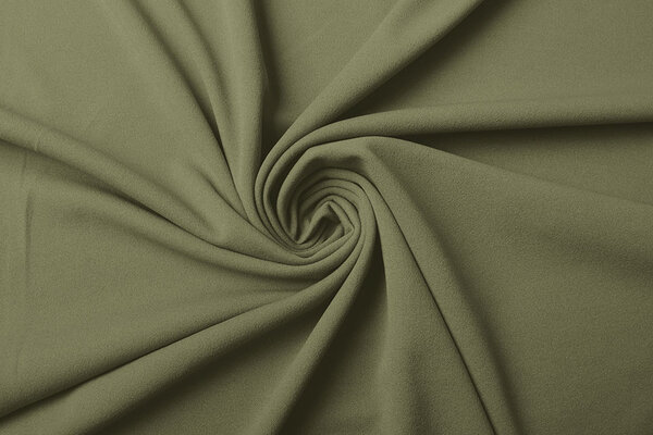 Oeko-Tex®  Scuba Crepe Jersey Armeegrün