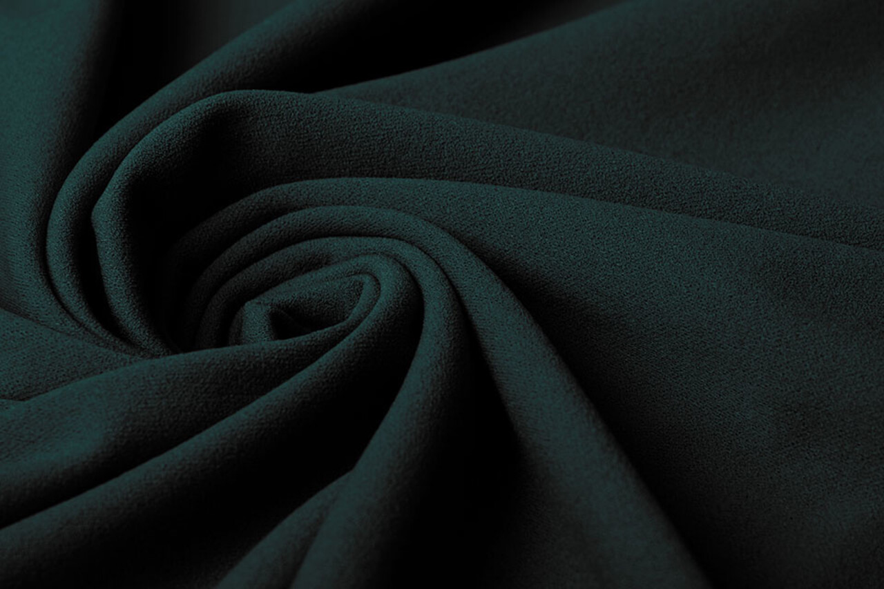 Oeko-Tex®  Scuba Crepe Jersey Flaschengrün