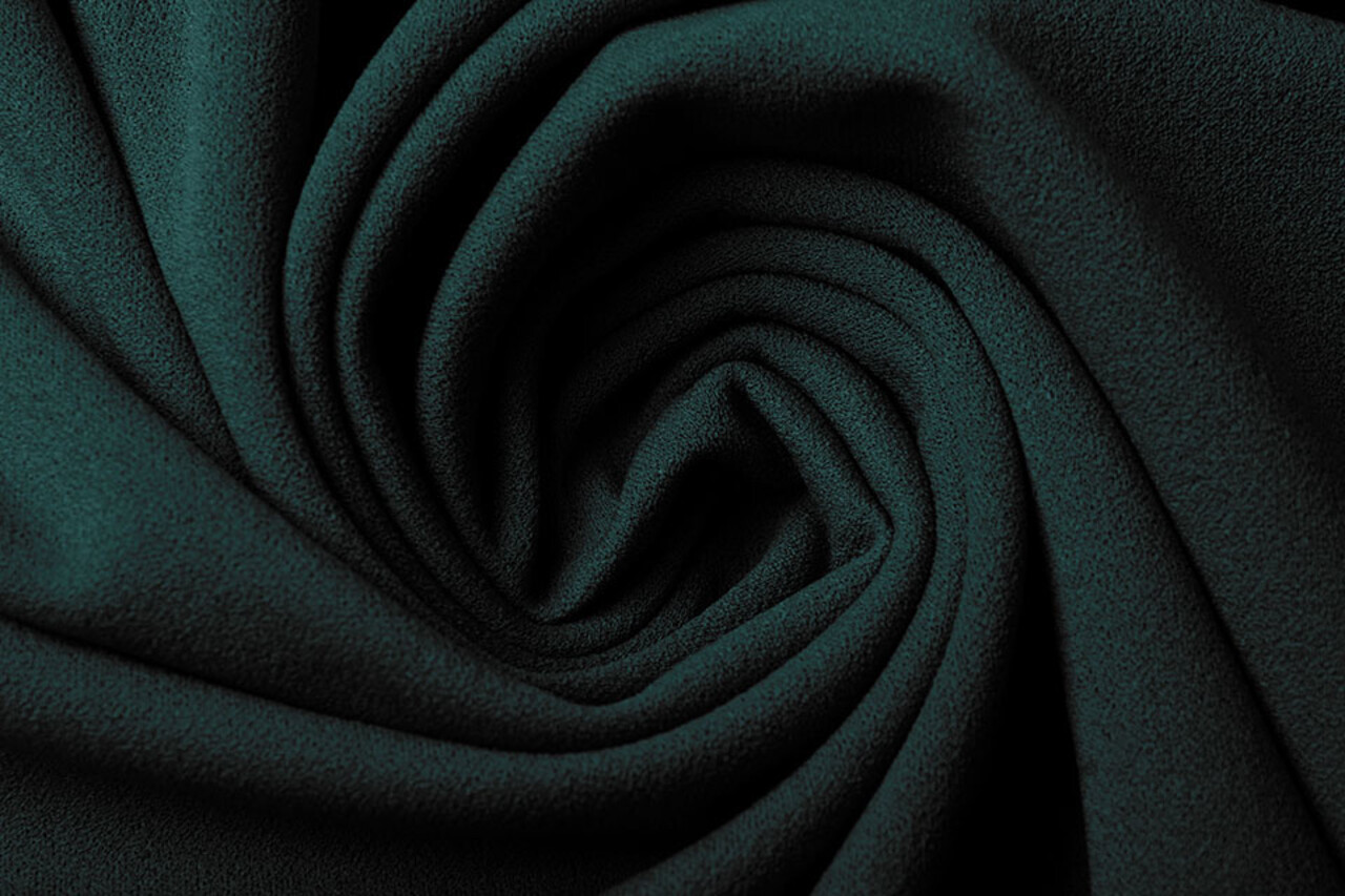 Oeko-Tex® Scuba Crêpe Jersey Verde Bottiglia Oeko-Tex® Scuba Crêpe Jersey Verde Bottiglia