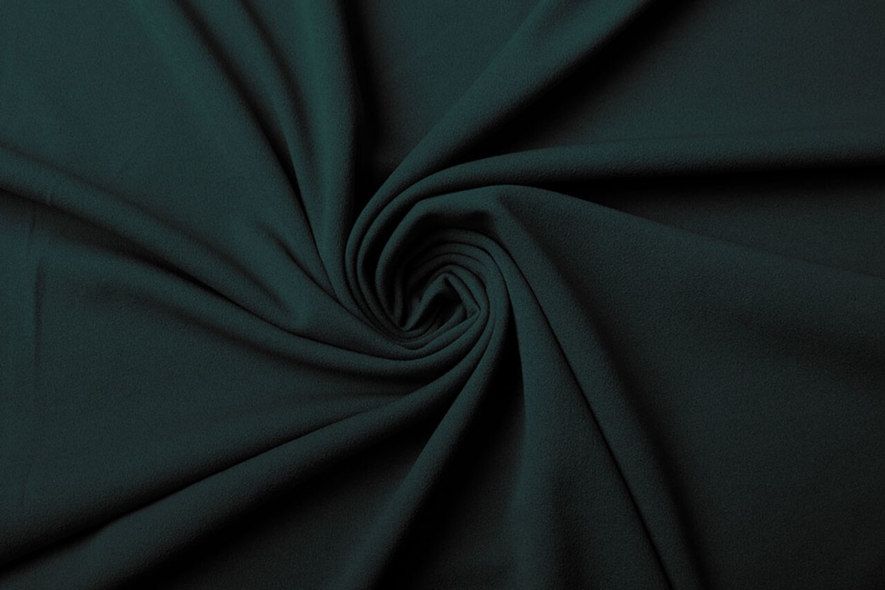 Oeko-Tex®  Scuba Crepe Jersey Flaschengrün