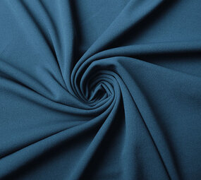 Oeko-Tex®  Scuba Crepe Jersey Petrol Blue Oeko-Tex®  Scuba Crepe Jersey Petrol Blue