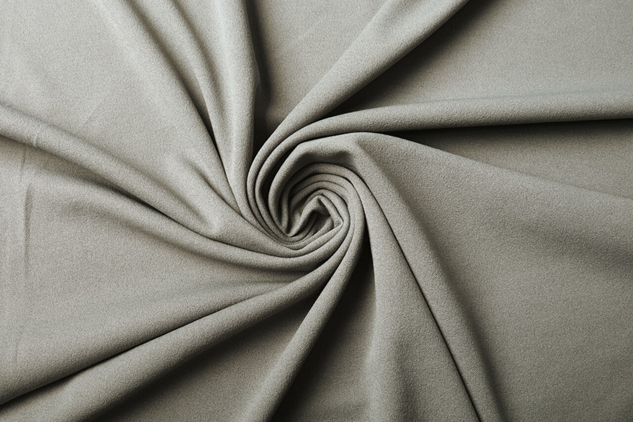 Oeko-Tex® Scuba Crêpe Jersey Grigio Oeko-Tex® Scuba Crêpe Jersey Grigio