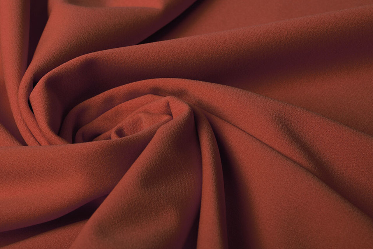 Oeko-Tex®  Scuba Crepe Jersey Brique