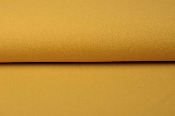 Oeko-Tex®  Scuba Crepe Jersey Ockergelb