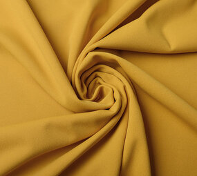 Oeko-Tex®  Scuba Crepe Jersey Ocher Gelb Oeko-Tex®  Scuba Crepe Jersey Ocher Gelb