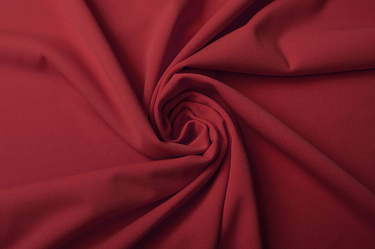 Oeko-Tex®  Scuba Crepe Jersey Wine Red