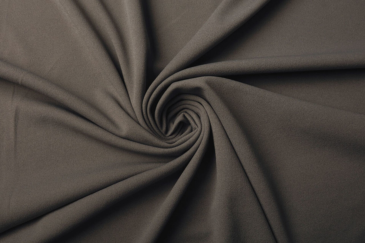 Oeko-Tex®  Scuba Crepe Jersey Taupe Oeko-Tex®  Scuba Crepe Jersey Taupe