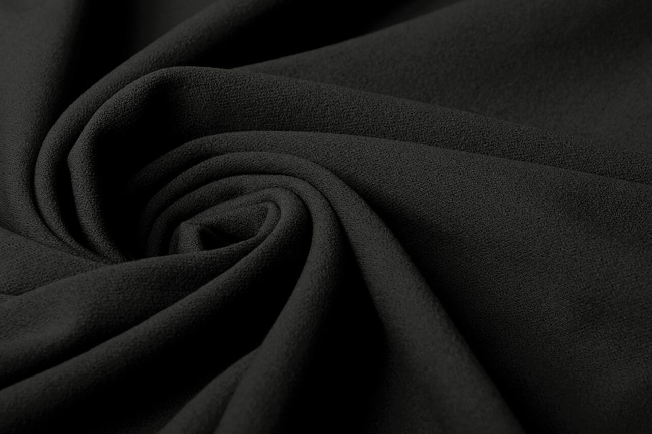 Oeko-Tex® Scuba Crepé Jersey Negro Oeko-Tex® Scuba Crepé Jersey Negro