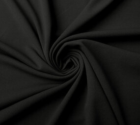 Oeko-Tex®  Scuba Crepe Jersey Schwarz Oeko-Tex®  Scuba Crepe Jersey Schwarz