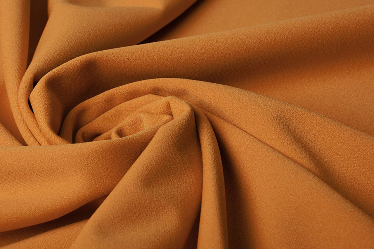 Oeko-Tex®  Scuba Crepe Jersey Warm Orange Oeko-Tex®  Scuba Crepe Jersey Warm Orange