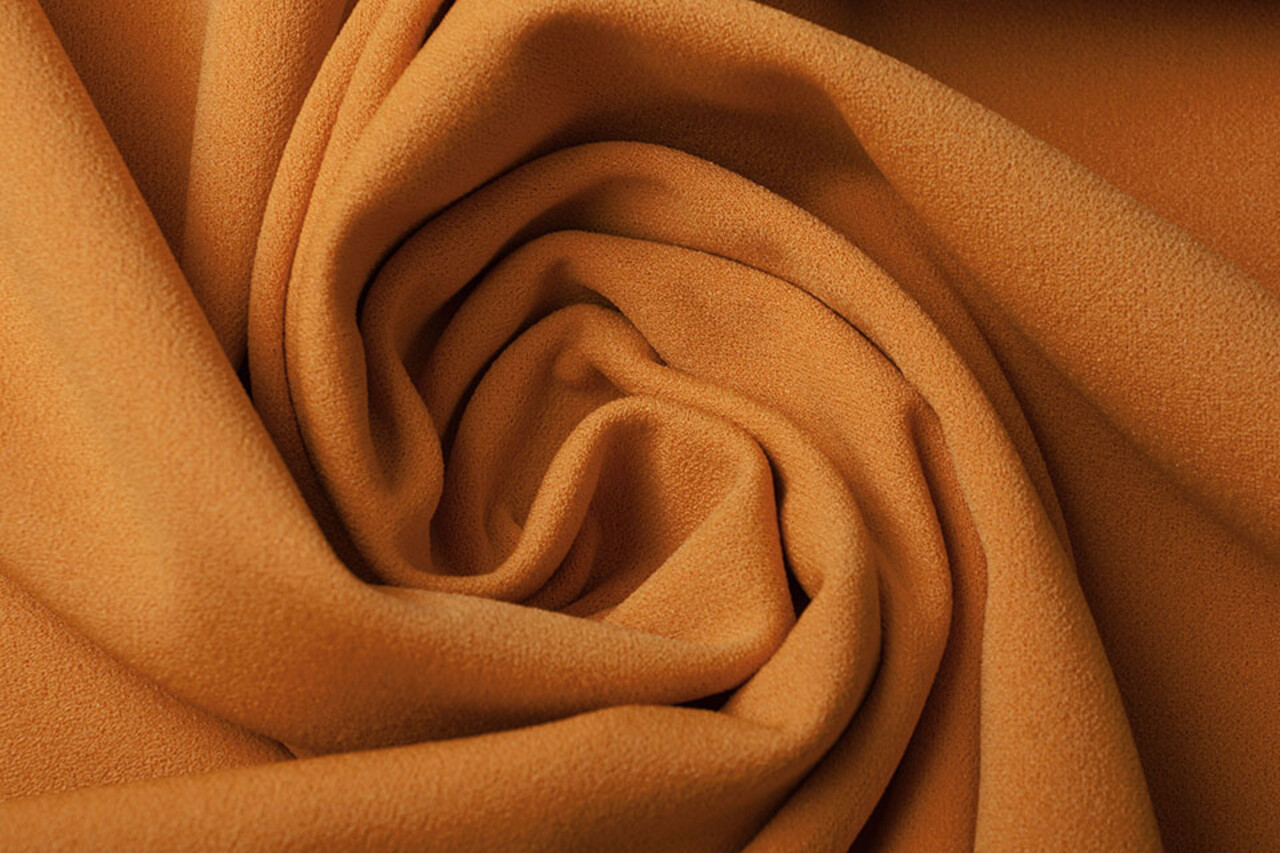 Oeko-Tex®  Scuba Crepe Jersey Warm Oranje Oeko-Tex®  Scuba Crepe Jersey Warm Oranje