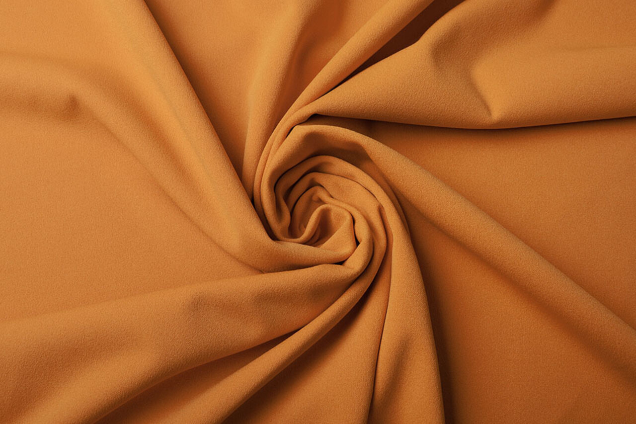 Oeko-Tex® Scuba Crêpe Jersey Arancione Caldo Oeko-Tex® Scuba Crêpe Jersey Arancione Caldo
