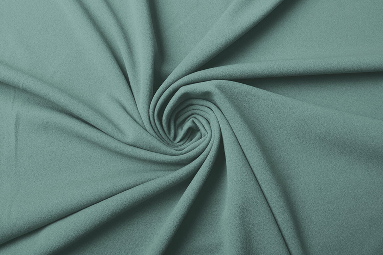 Oeko-Tex®  Scuba Crepe Jersey Old Green Oeko-Tex®  Scuba Crepe Jersey Old Green