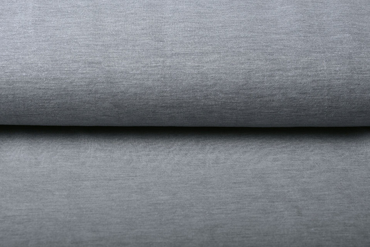 Flowy Pique Melange Grau