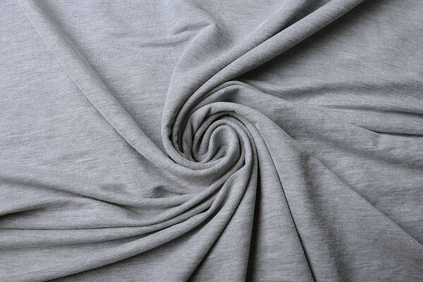 Flowy Pique Melange Grau