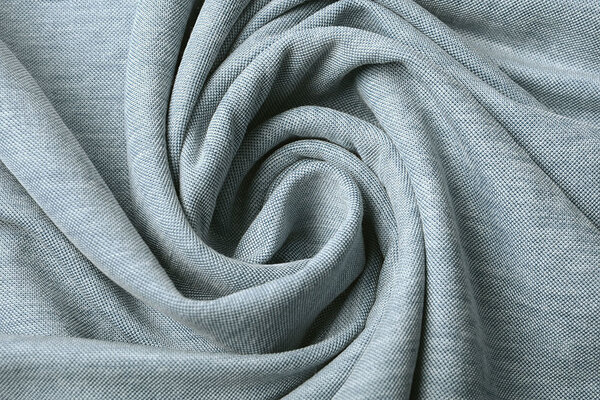 Flowy Pique Melange Blau-Grau Flowy Pique Melange Blau-Grau