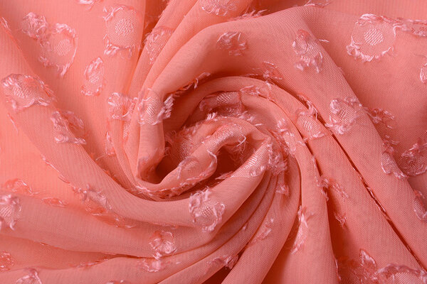 Jacquard Chiffon Liza Rosa Jacquard Chiffon Liza Rosa