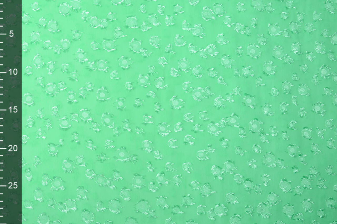 Jacquard Chifón Liza Menta Verde Jacquard Chifón Liza Menta Verde