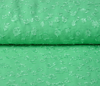 Jacquard Chiffon Liza Mint Groen