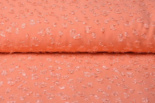 Jacquard Chifón Liza Coral Jacquard Chifón Liza Coral