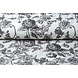 French Toile Flowy Piqué Negro Blanco Roto