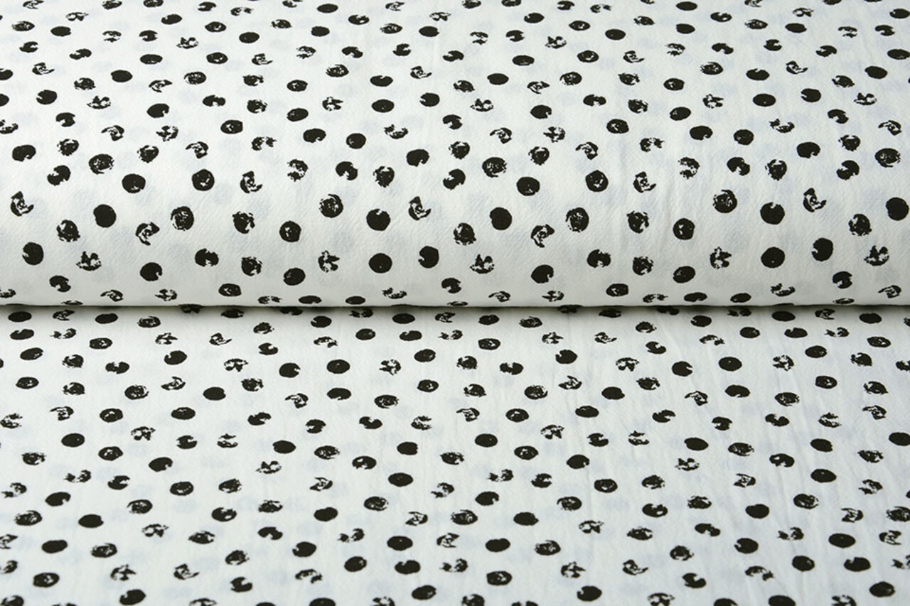 100% Washed Cotton Dipinto Jikke Little Dot