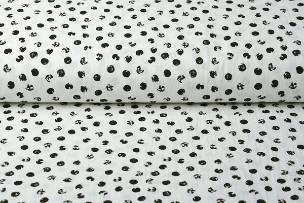100% Washed Cotton Dipinto Jikke Little Dot
