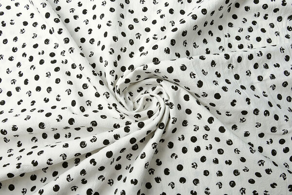 100% Washed Cotton Dipinto Jikke Little Dot