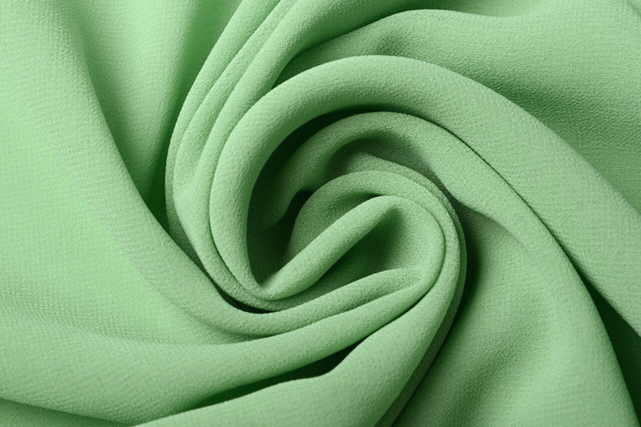 Hi Multicolore Mousseline Pistache Vert