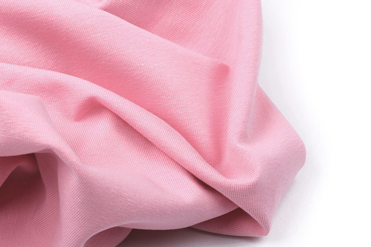 Oeko-Tex®  Jersey Stoff Baumwolle Hellrosa Oeko-Tex®  Jersey Stoff Baumwolle Hellrosa