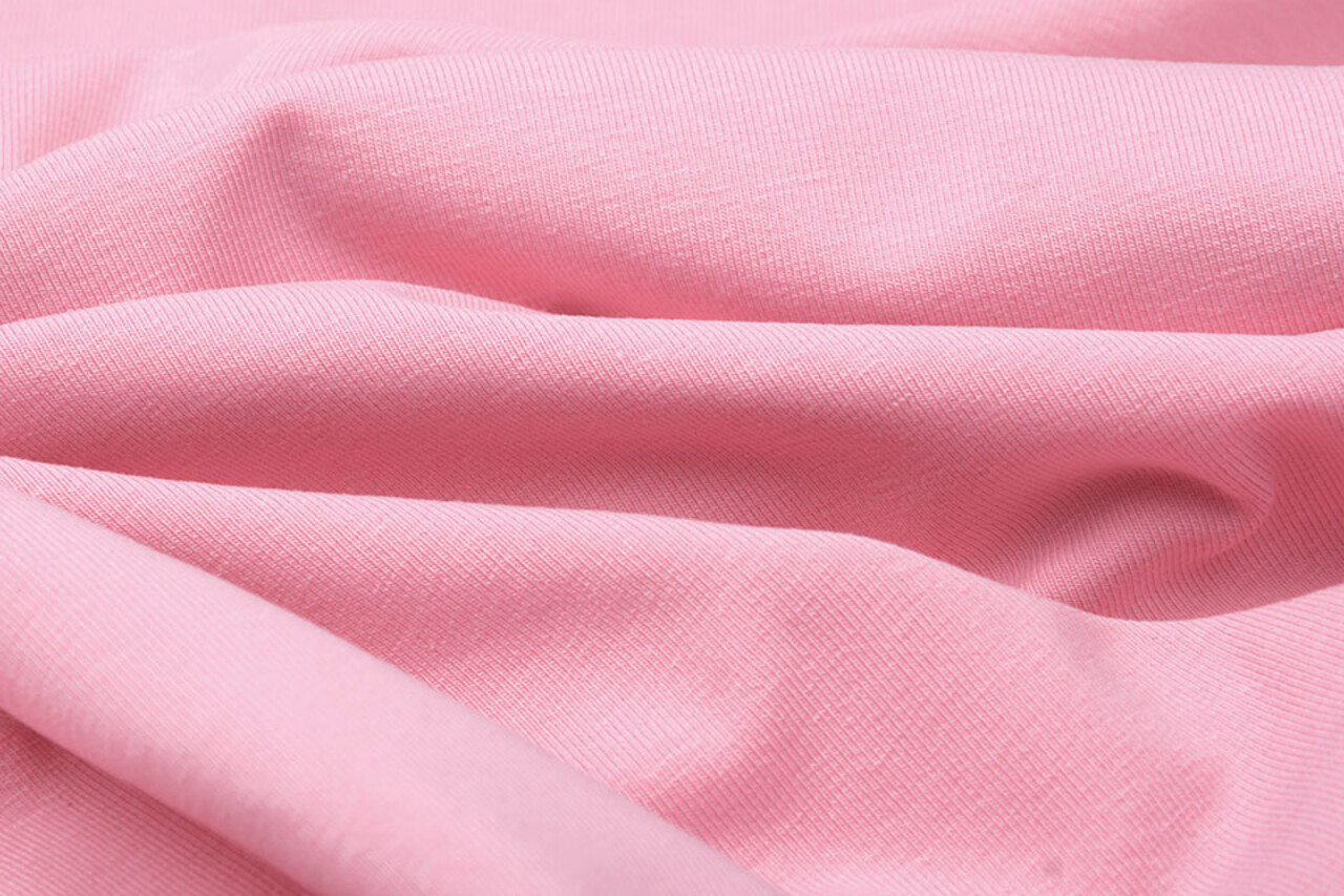 Oeko-Tex®  Jersey de Algodón Rosa Claro