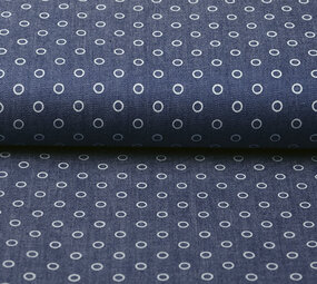 Bedrukte Jeans  Dex Donker Blauw