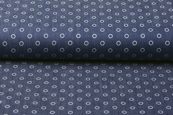 Bedruckte Jeans Dex Dunkelblau Bedruckte Jeans Dex Dunkelblau