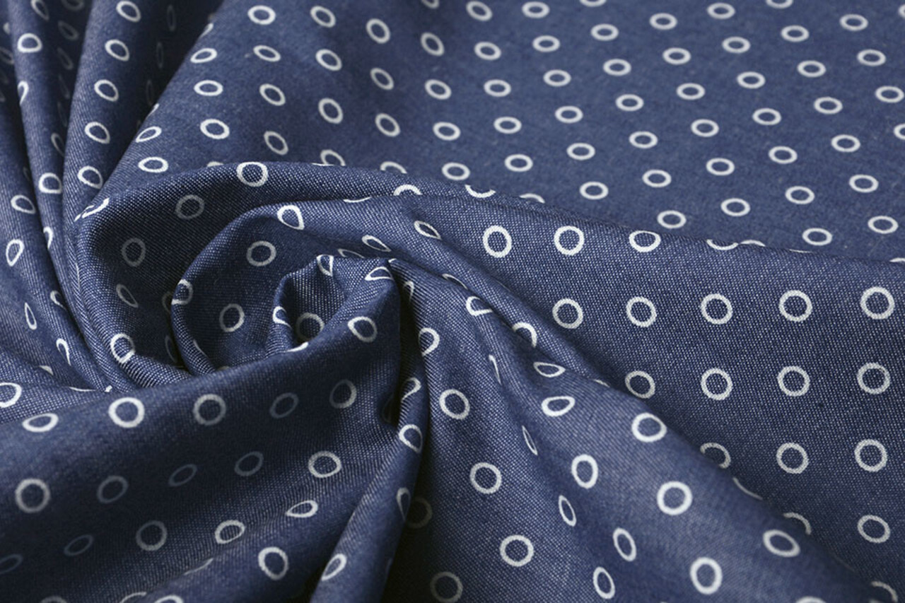 Printed Jeans Dex Dark Blue
