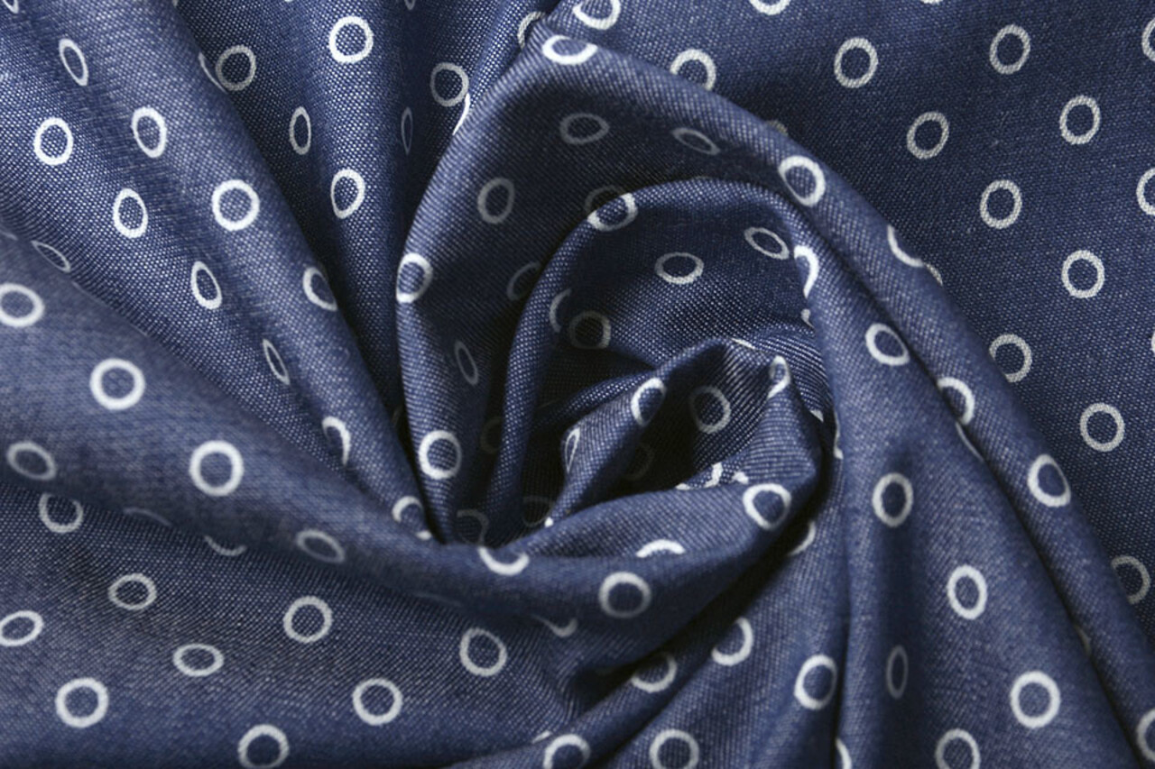 Bedruckte Jeans Dex Dunkelblau Bedruckte Jeans Dex Dunkelblau